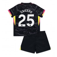 Echipament fotbal Chelsea Moises Caicedo #25 Tricou Treilea 2024-25 pentru copii maneca scurta (+ Pantaloni scurti)